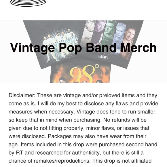 Vintage Boy Band Tees - Picture 2 of 4